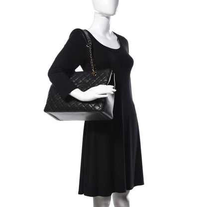 Chanel Caviar Quilted Grand Shopping Tote GST Black 2 of 10