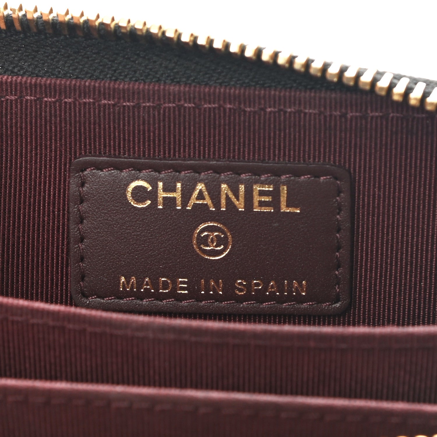 Chanel Caviar Quilted Zip Coin Purse Black 6 of 8