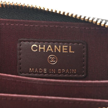 Chanel Caviar Quilted Zip Coin Purse Black 6 of 8