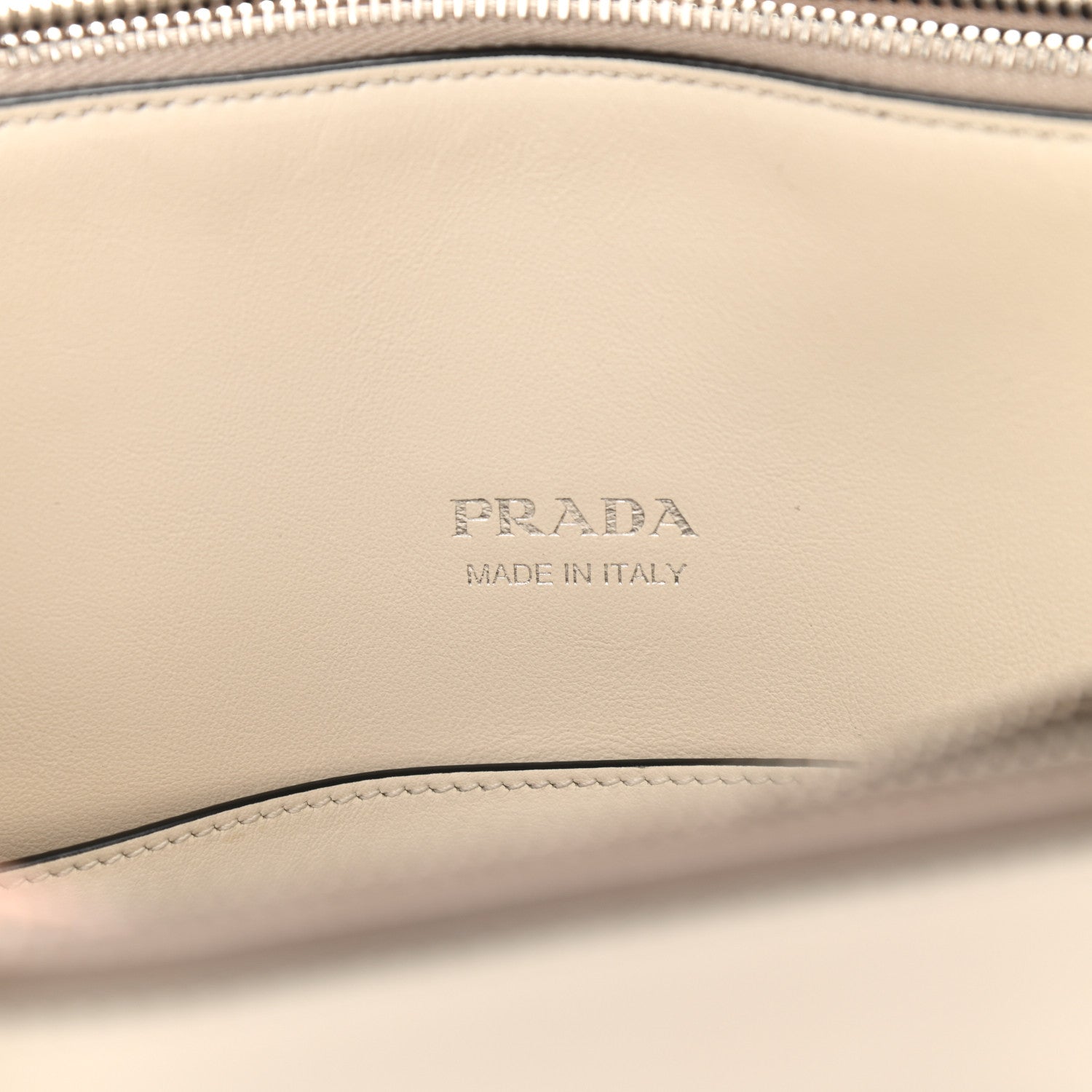 Prada Soft Calfskin Concept Tote White 6 of 11
