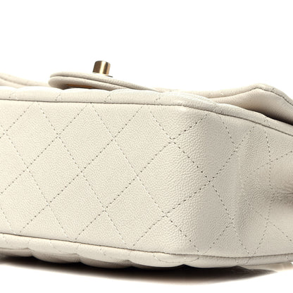 Chanel Caviar Quilted Mini Top Handle Rectangular Flap White 9 of 9