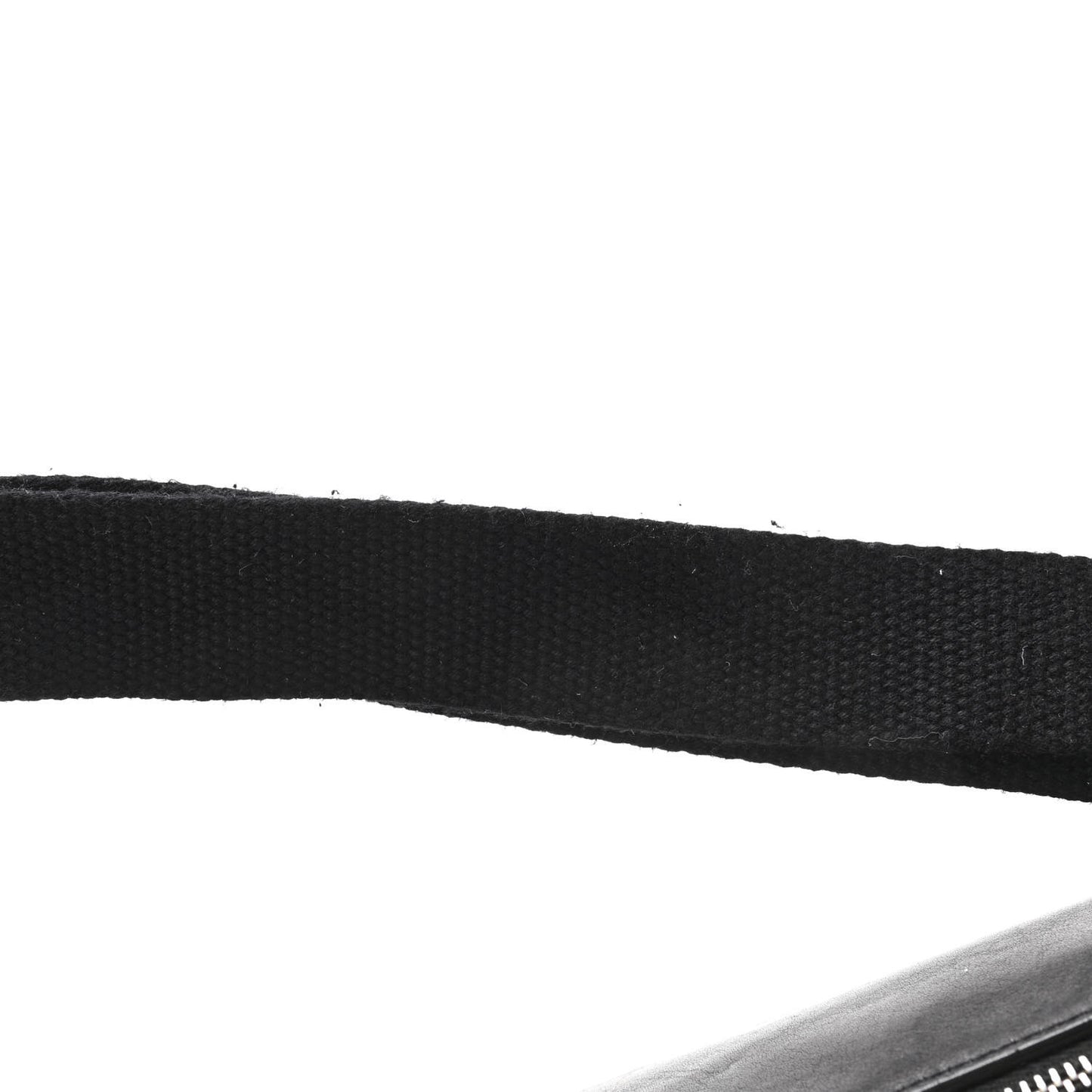 Lambskin Glitter Belt Bag Metallic Black