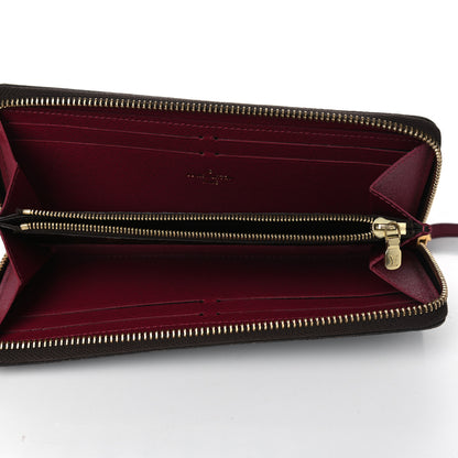 Louis Vuitton Monogram Clemence Wallet Fuchsia 4 of 5