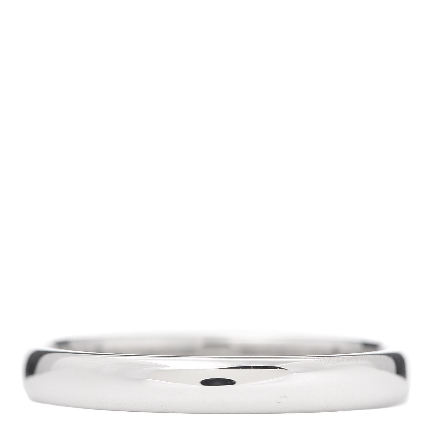 Tiffany Platinum 3mm Classic Wedding Band Ring 57 8 3 of 5