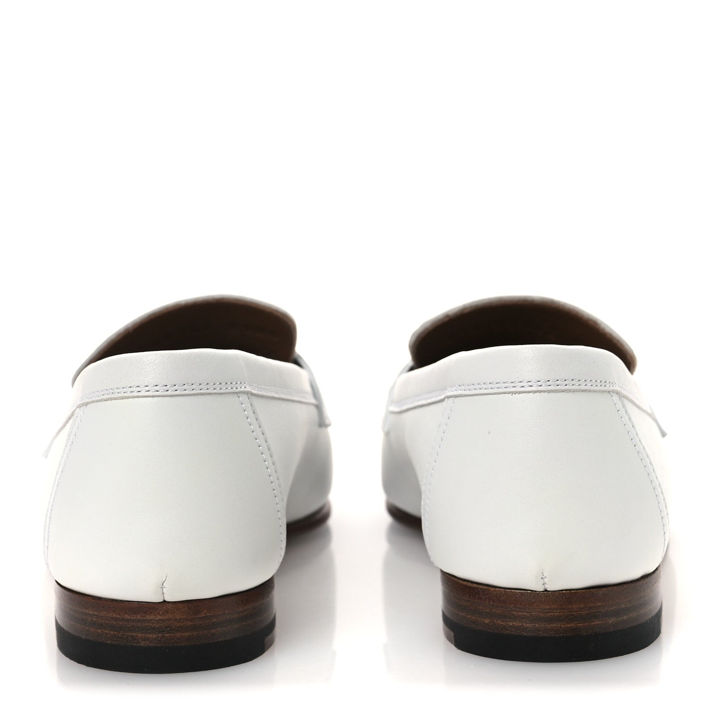 Calfskin Womens Royal Loafers 36 White