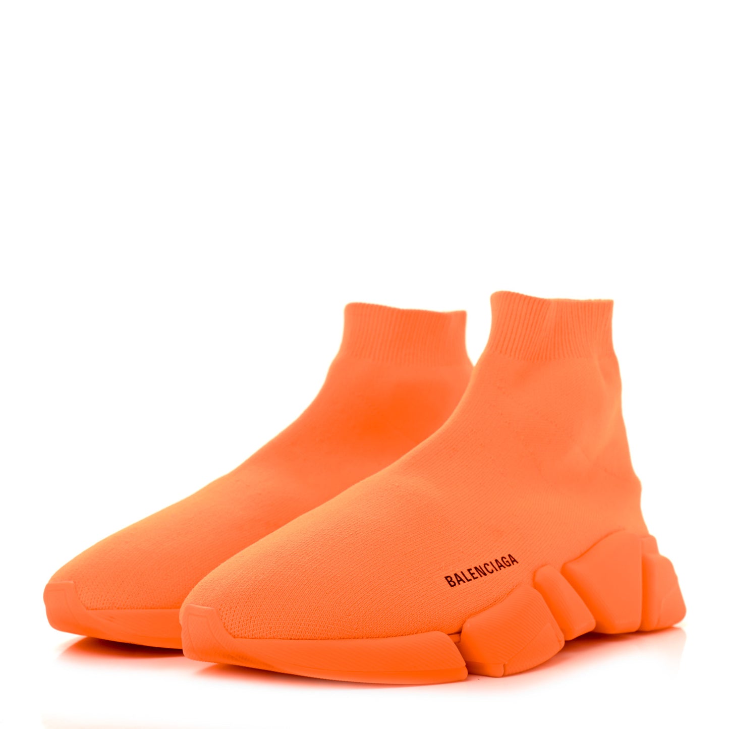 Technical 3D Recycled Knit Mens Speed 2.0 Sneakers 44 Monocolor Orange Fluo