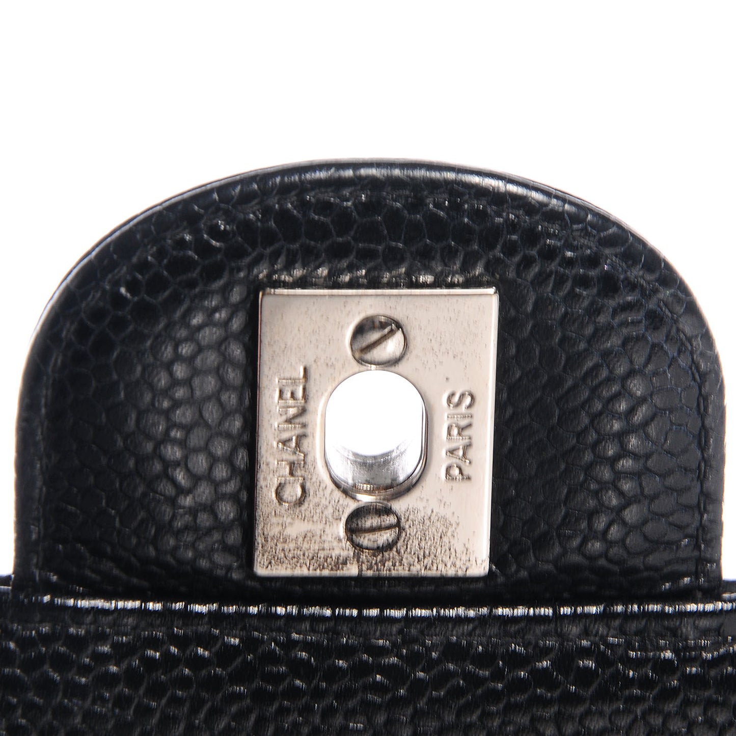 Caviar Jumbo Single Flap Black