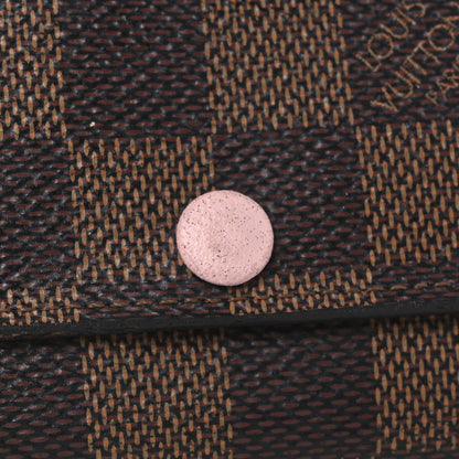 Louis Vuitton Damier Ebene Multicles 6 Key Holder Rose Ballerine 10 of 11