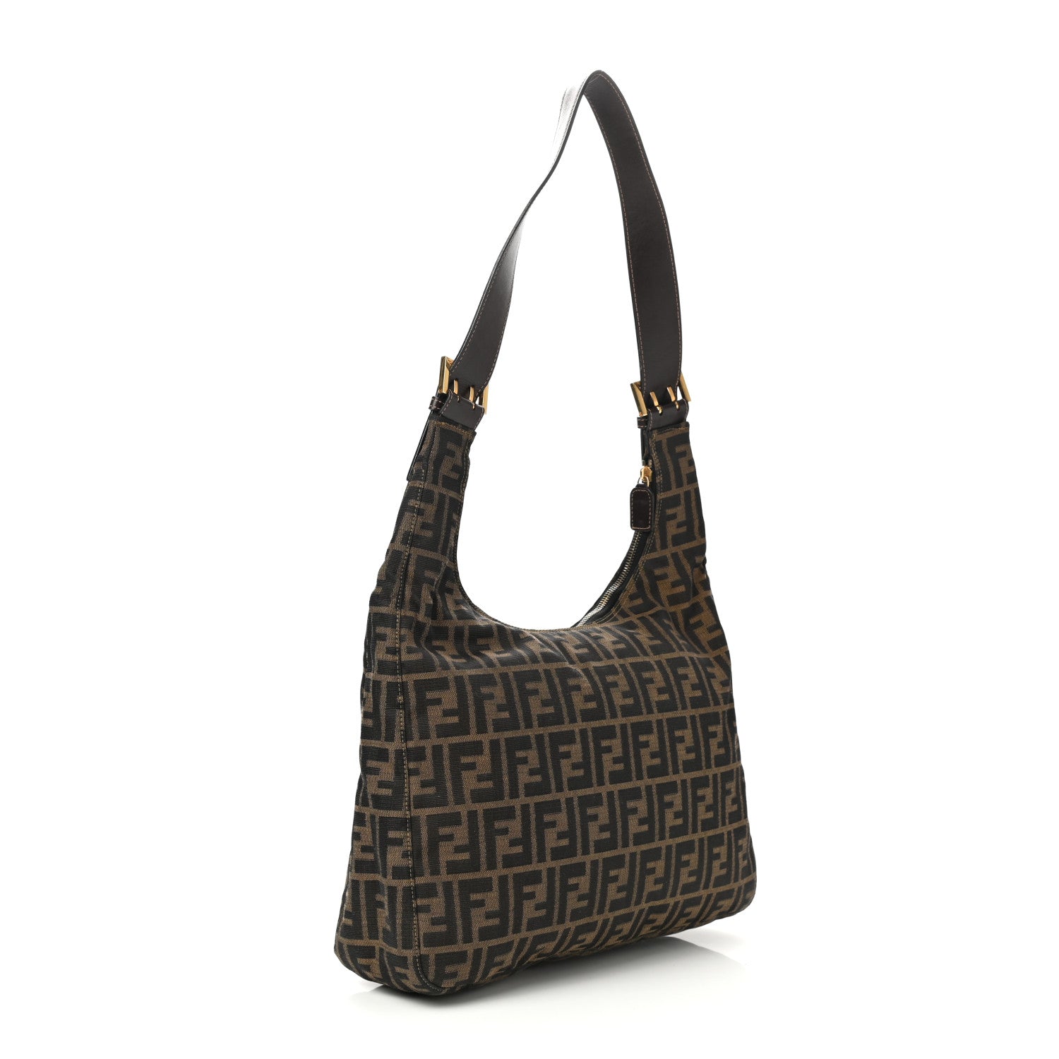 Fendi Zucca Shoulder Bag Tobacco 2 of 8