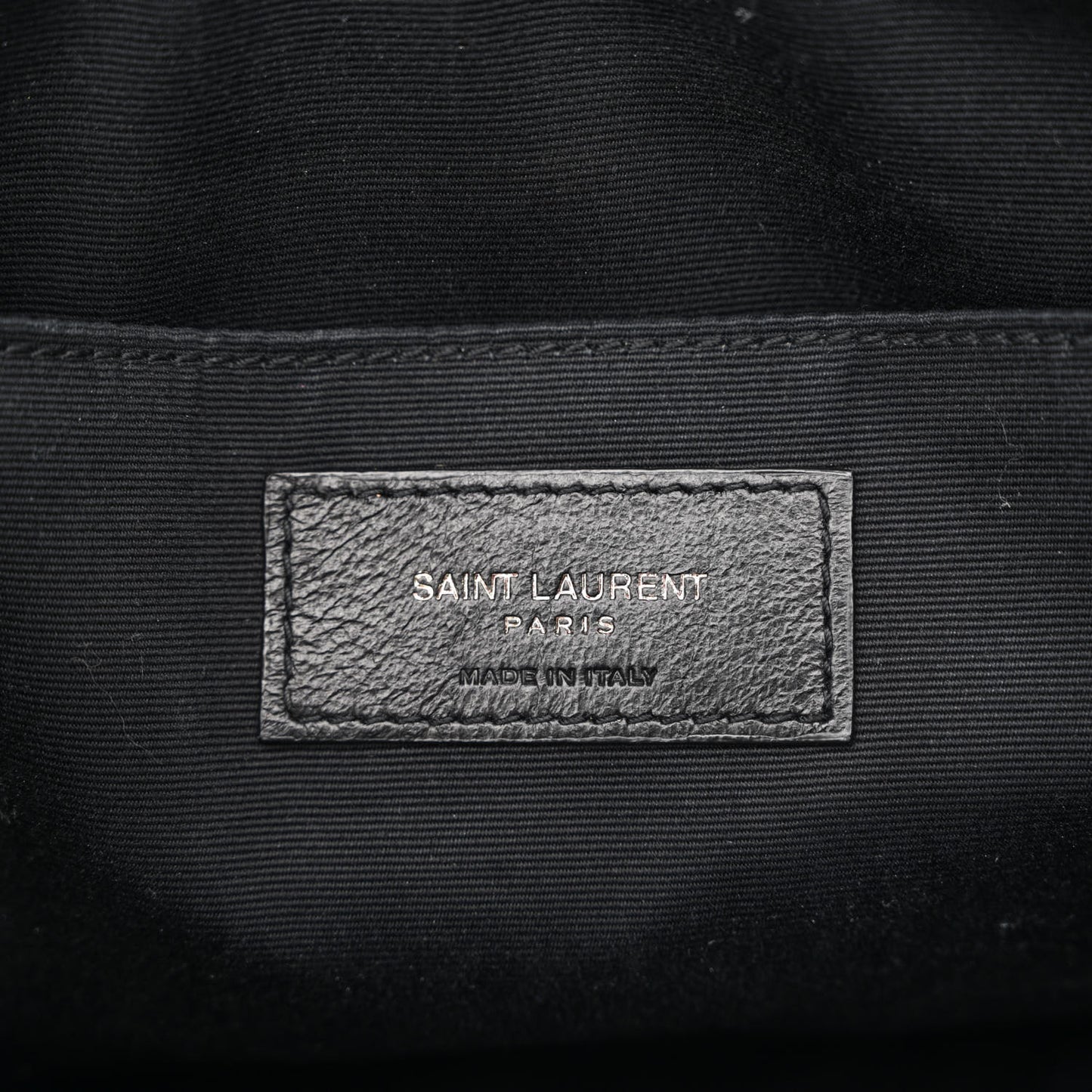 Calfskin Matelasse Monogram Lou Camera Bag Black