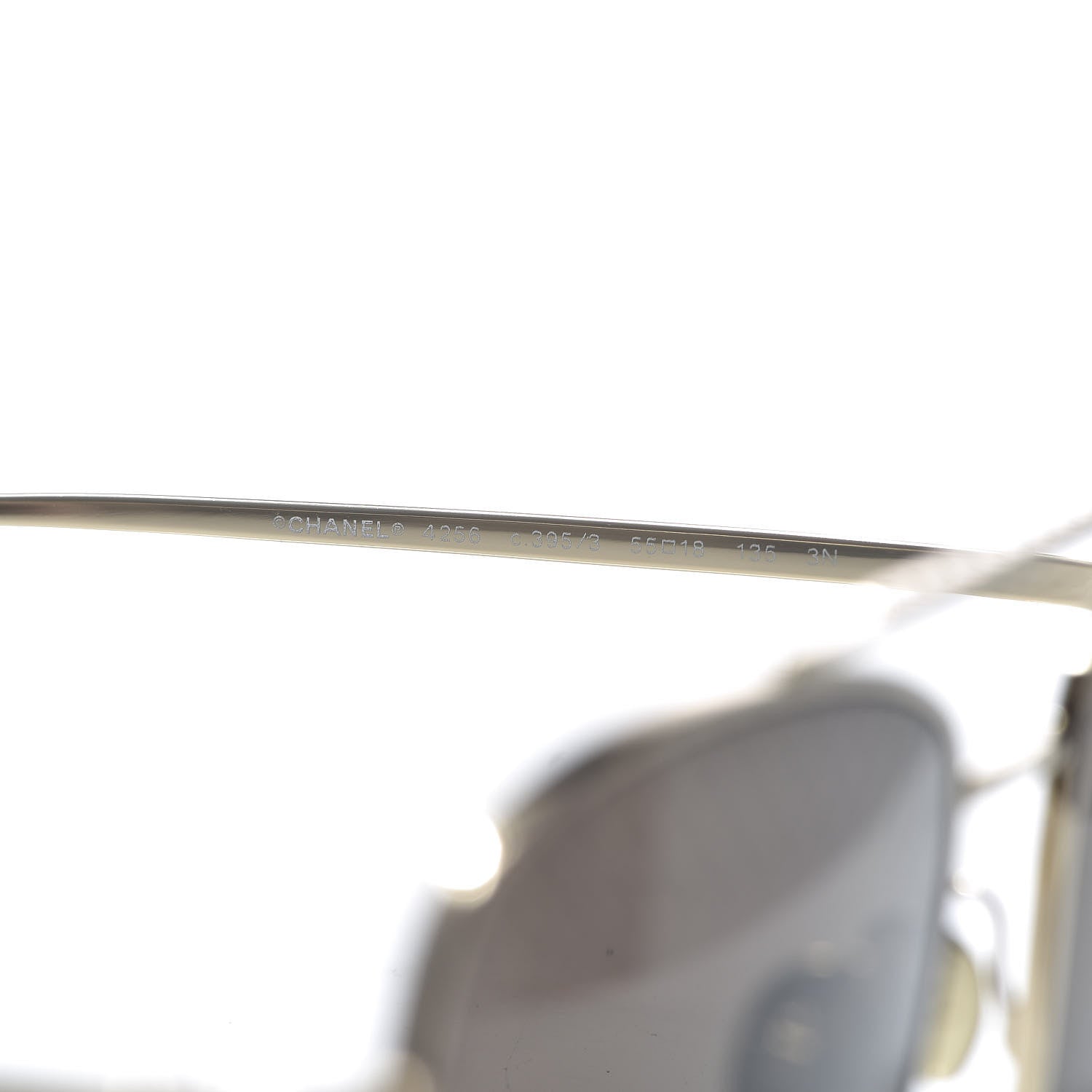 Chanel Metal Pilot Sunglasses 4256 Silver 5 of 7