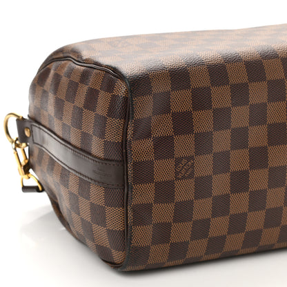 Louis Vuitton Damier Ebene Speedy Bandouliere 25 8 of 9