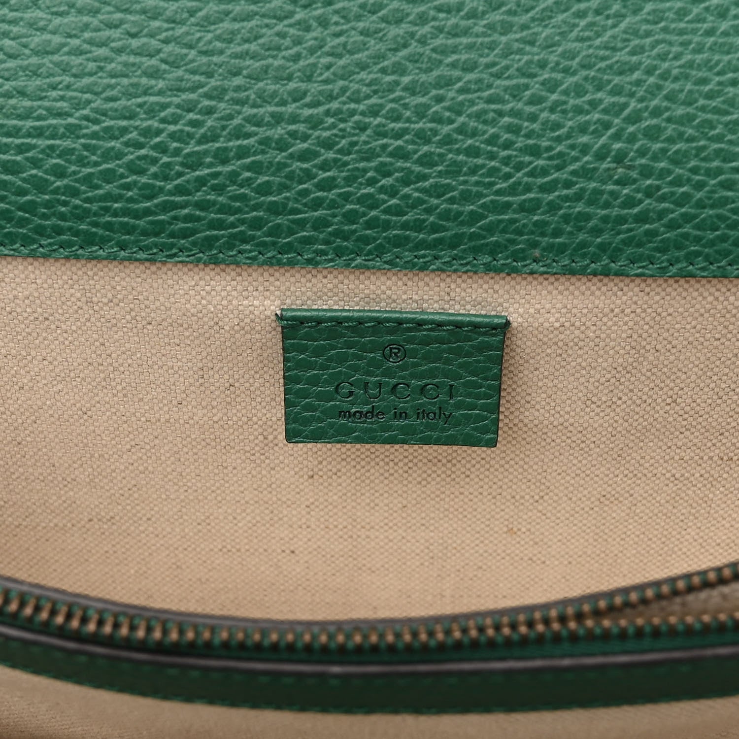 Gucci Pebbled Calfskin Small Dionysus Shoulder Bag Emerald 8 of 13