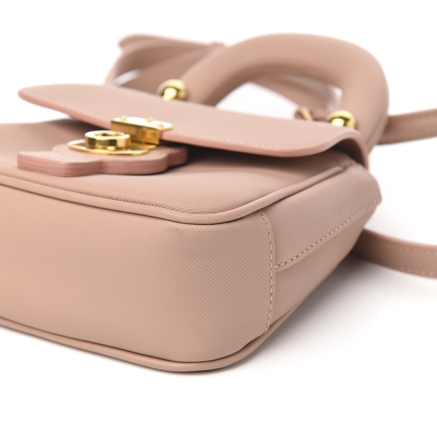 Trench Calfskin Mini DK88 Top Handle Bag Light Pink