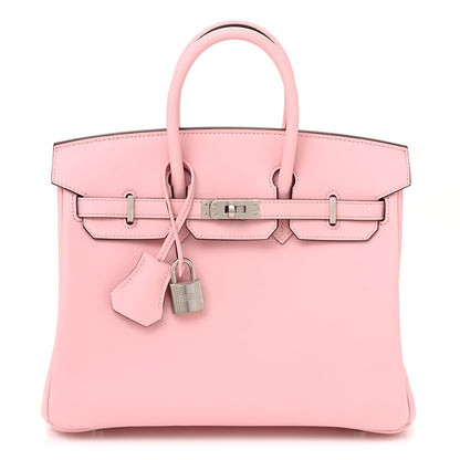 Hermes Swift Birkin 25 Rose Sakura 1 of 20