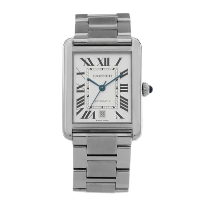 Cartier Stainless Steel 31mm Tank Solo Automatic Watch 1 of 4