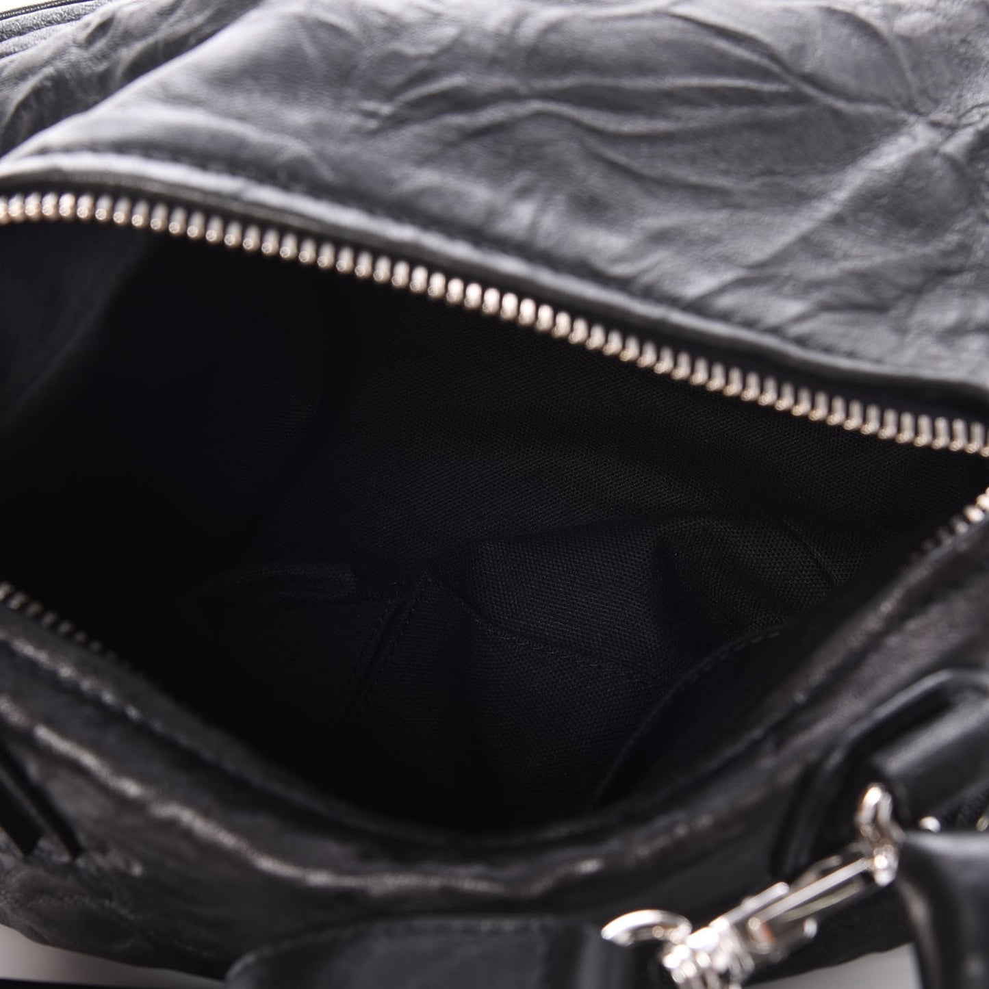 Tumbled Sheepskin Small Pandora Black