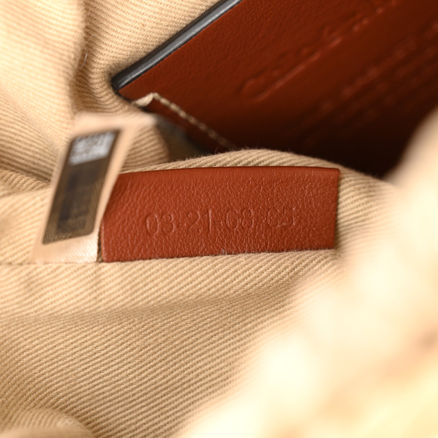 Raffia Calfskin Small Woody Striped Basket Bag Grove Brown