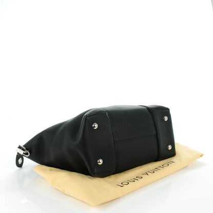 Louis Vuitton Veau Cachemire Soft Lockit MM Black 4 of 7