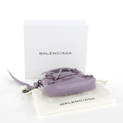 Balenciaga Agneau Classic Hardware Mini First Bag Charm Glycine 4 of 6
