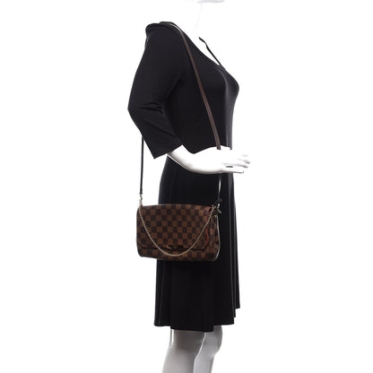 Louis Vuitton Damier Ebene Favorite MM 2 of 12