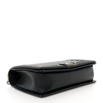 Chanel Grained Calfskin Quilted New Medium Boy Flap Black 4 of 11