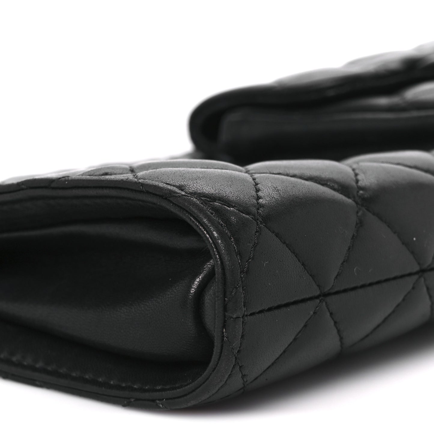 Lambskin Mineral Nights Pochette Wristlet Black