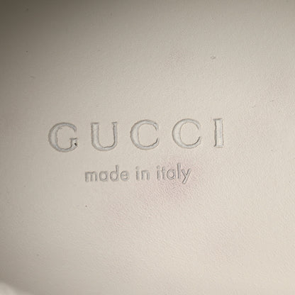 Gucci Calfskin Interlocking G Perforated Womens Ace Sneakers 39 White Grey Sky 9 of 11