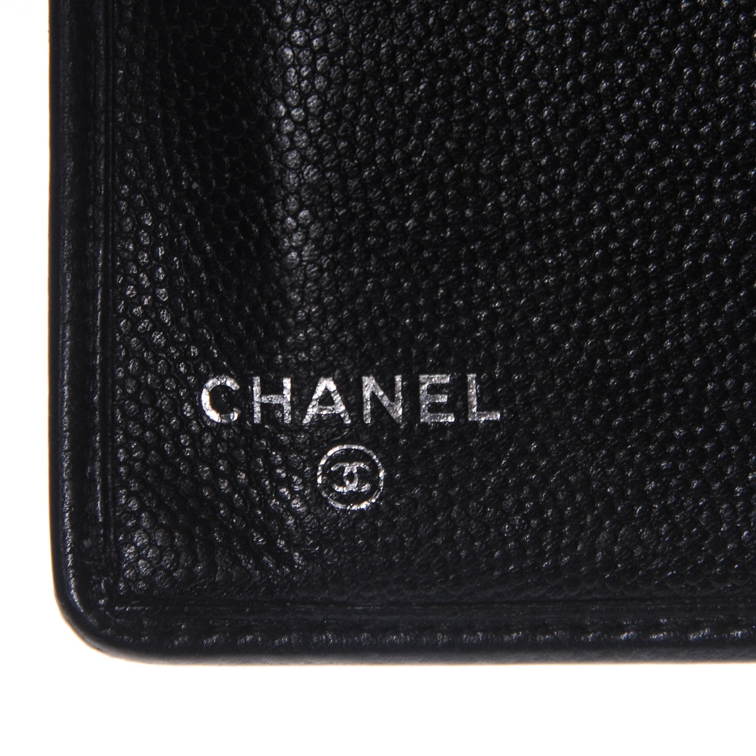 Chanel Caviar Sevruga Yen Wallet Black 6 of 8