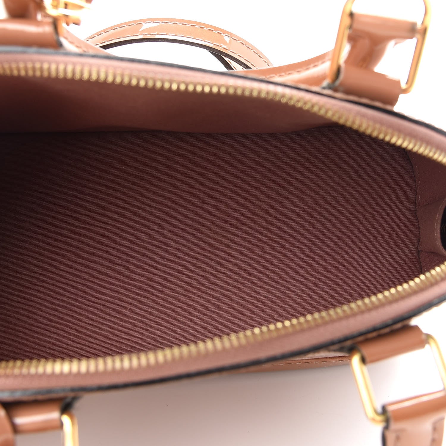 Louis Vuitton Vernis Alma BB Rose Velours 5 of 8