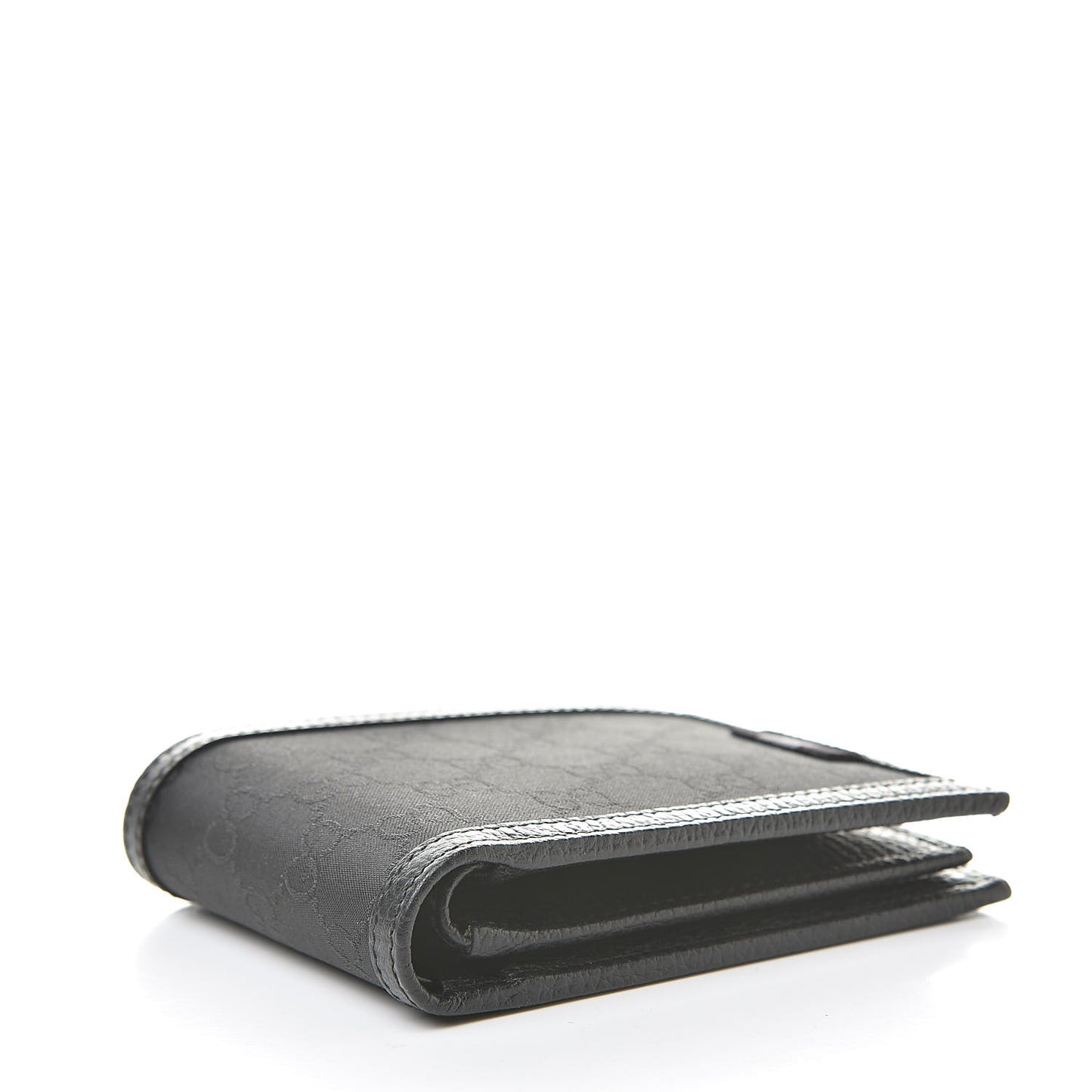 Nylon Monogram Bi-Fold Wallet Black