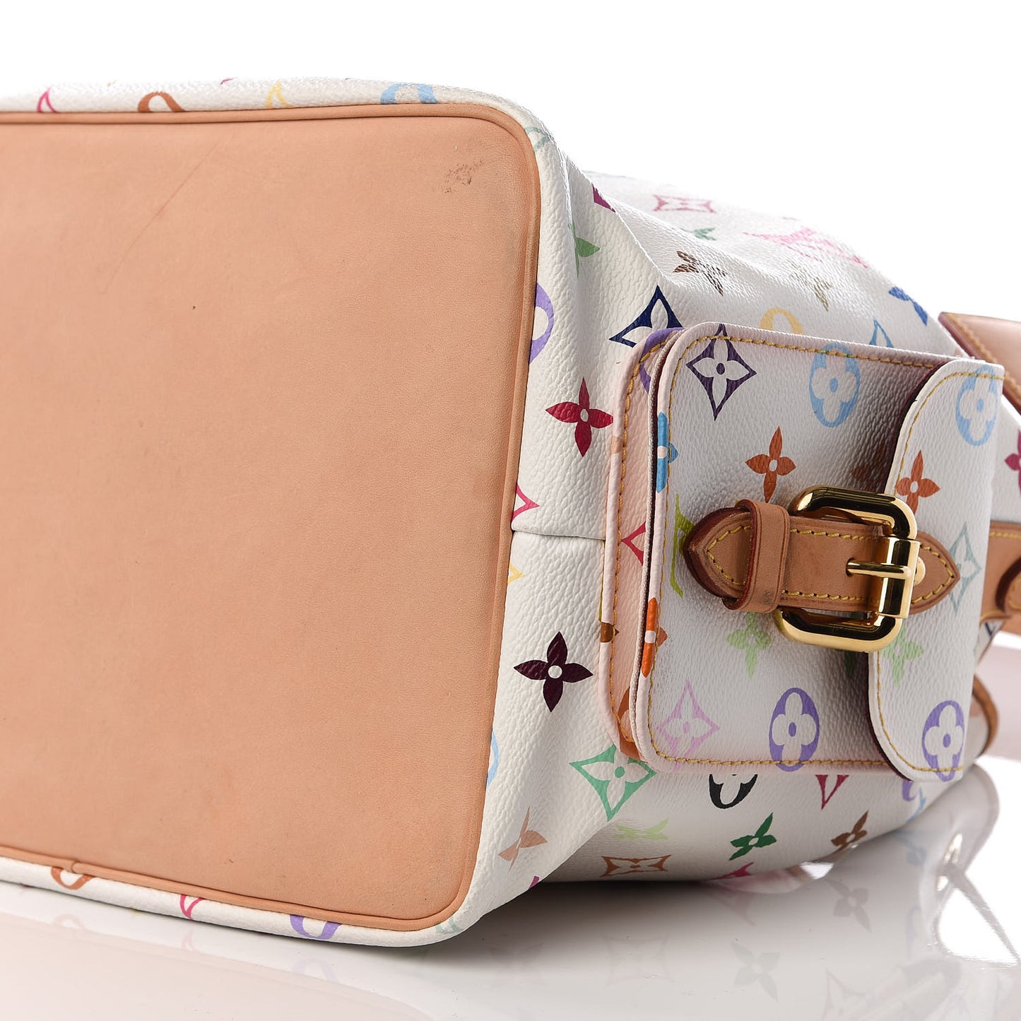 Monogram Multicolor Petit Noe White