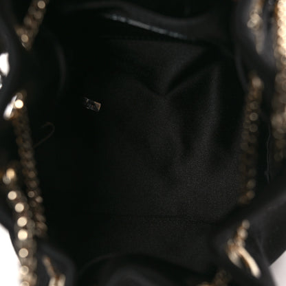 Jimmy Choo Satin Crystal Snake Embellished Bon Bon Bag Black 5 of 10