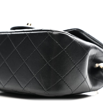 Chanel Lambskin Quilted Mini Square Flap Black 10 of 11