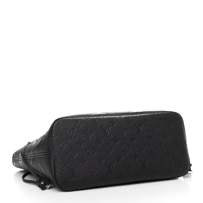 Louis Vuitton Empreinte Monogram Giant Neverfull MM Black 4 of 9