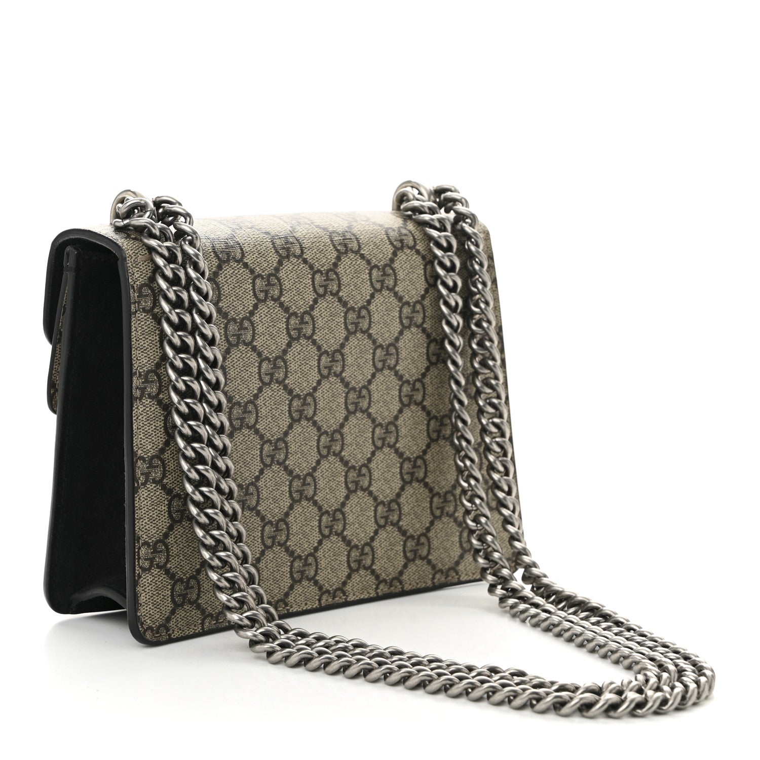 Gucci GG Supreme Monogram Mini Dionysus Shoulder Bag Black 3 of 11