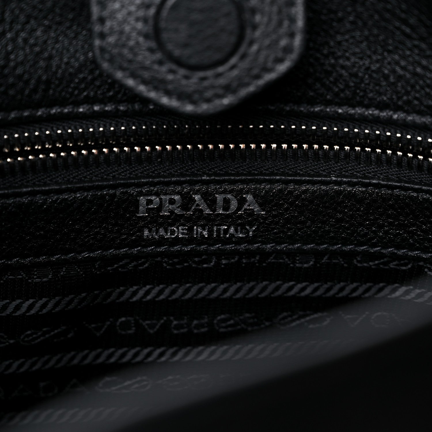Prada Vitello Daino Soft Hobo Messenger Bag Black 6 of 10