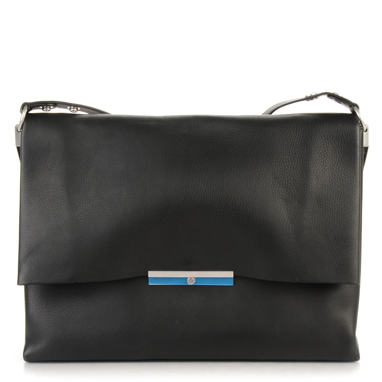 Calfskin Blade Flap Black