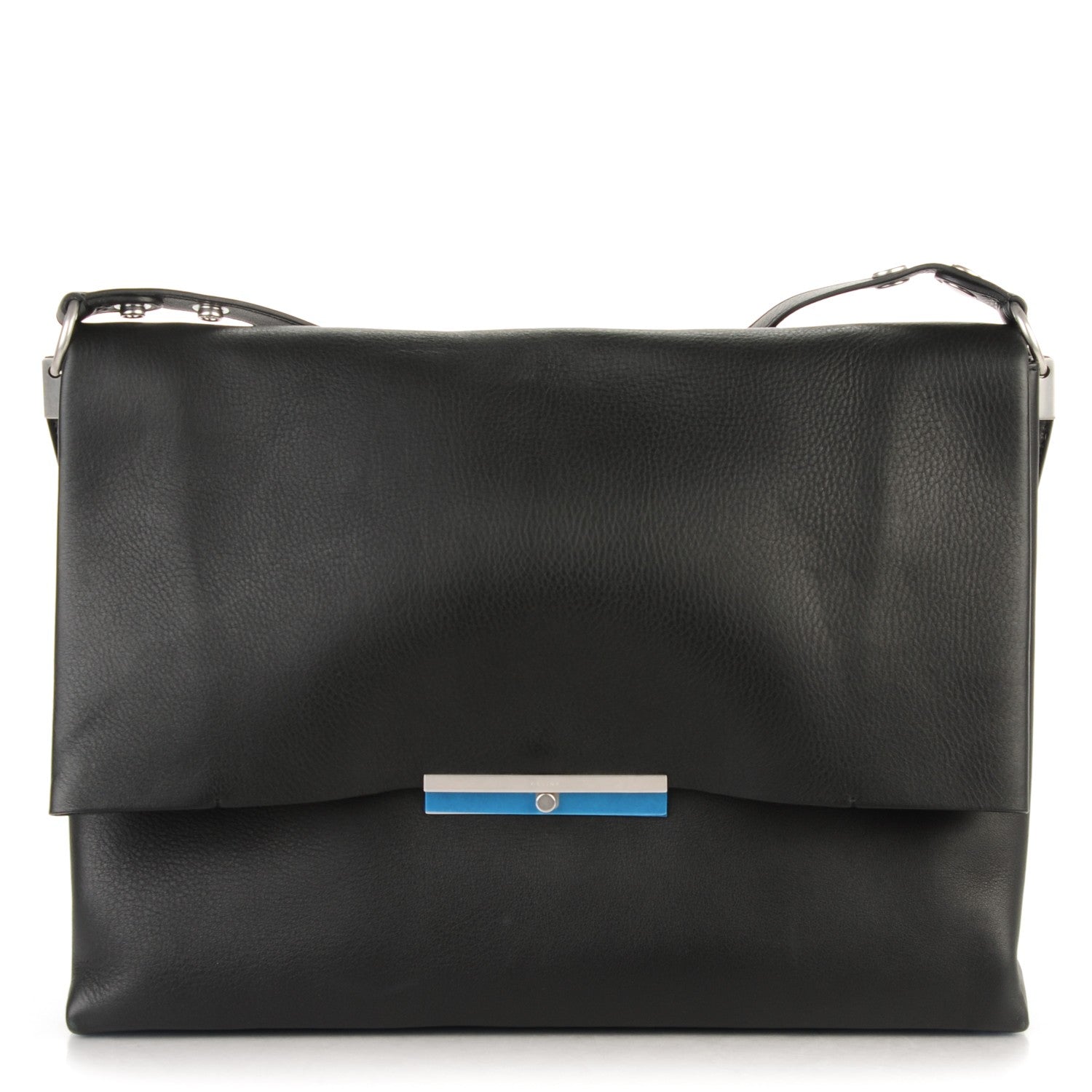 Celine Calfskin Blade Flap Black 1 of 7