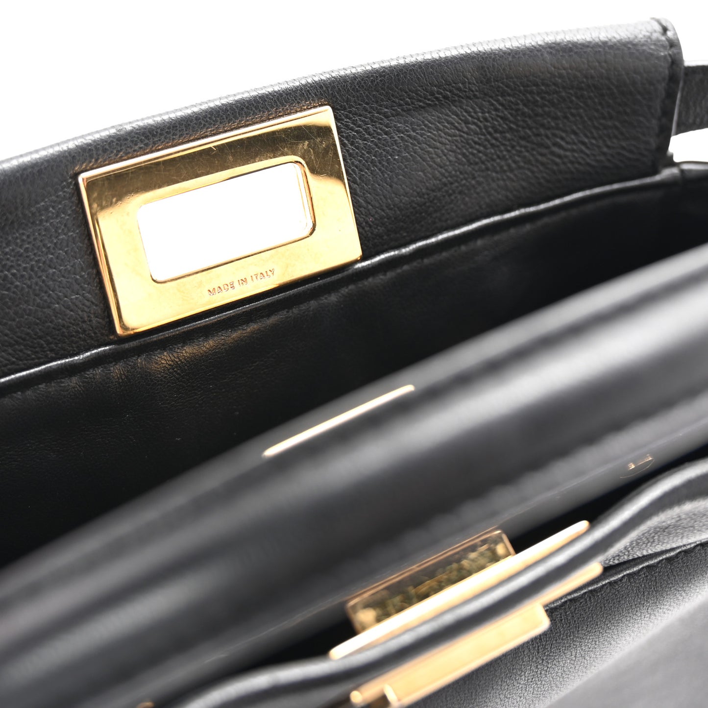 Nappa Mini Peekaboo Iconic Satchel Black