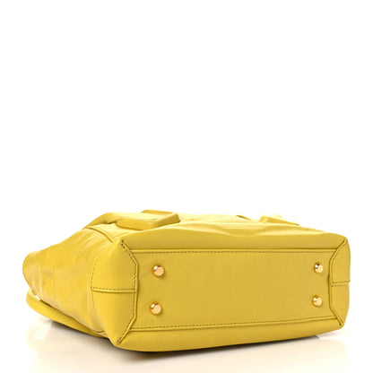 Bottega Veneta Paper Calfskin Maxi Intrecciato Small Arco Slouch Buttercup 3 of 9