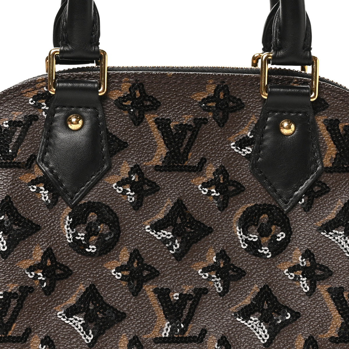 Monogram Sequins Eclipse Alma BB Black