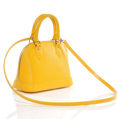 Louis Vuitton Epi Alma BB Citron 3 of 8