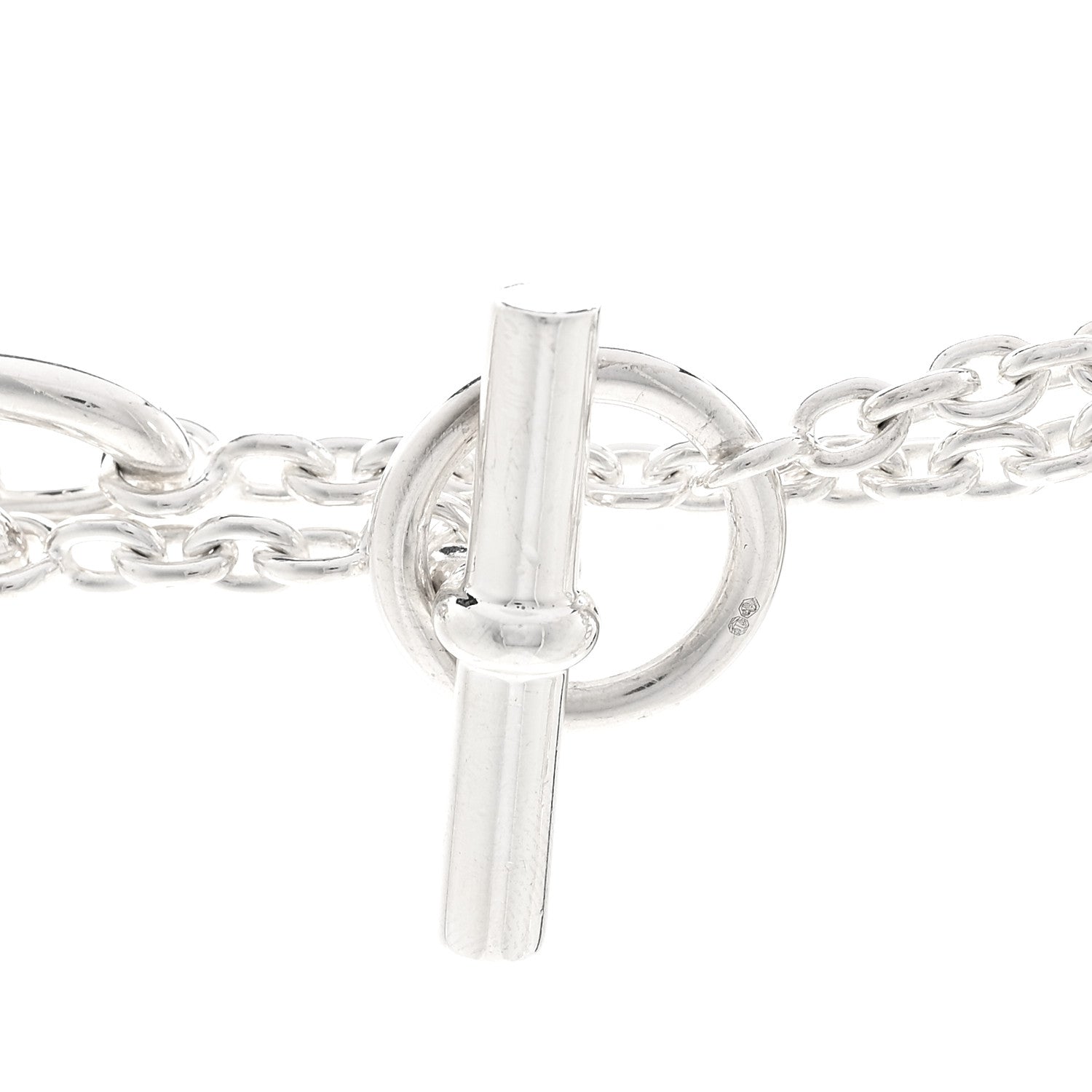 Hermes Sterling Silver Farandole Necklace 120 4 of 6