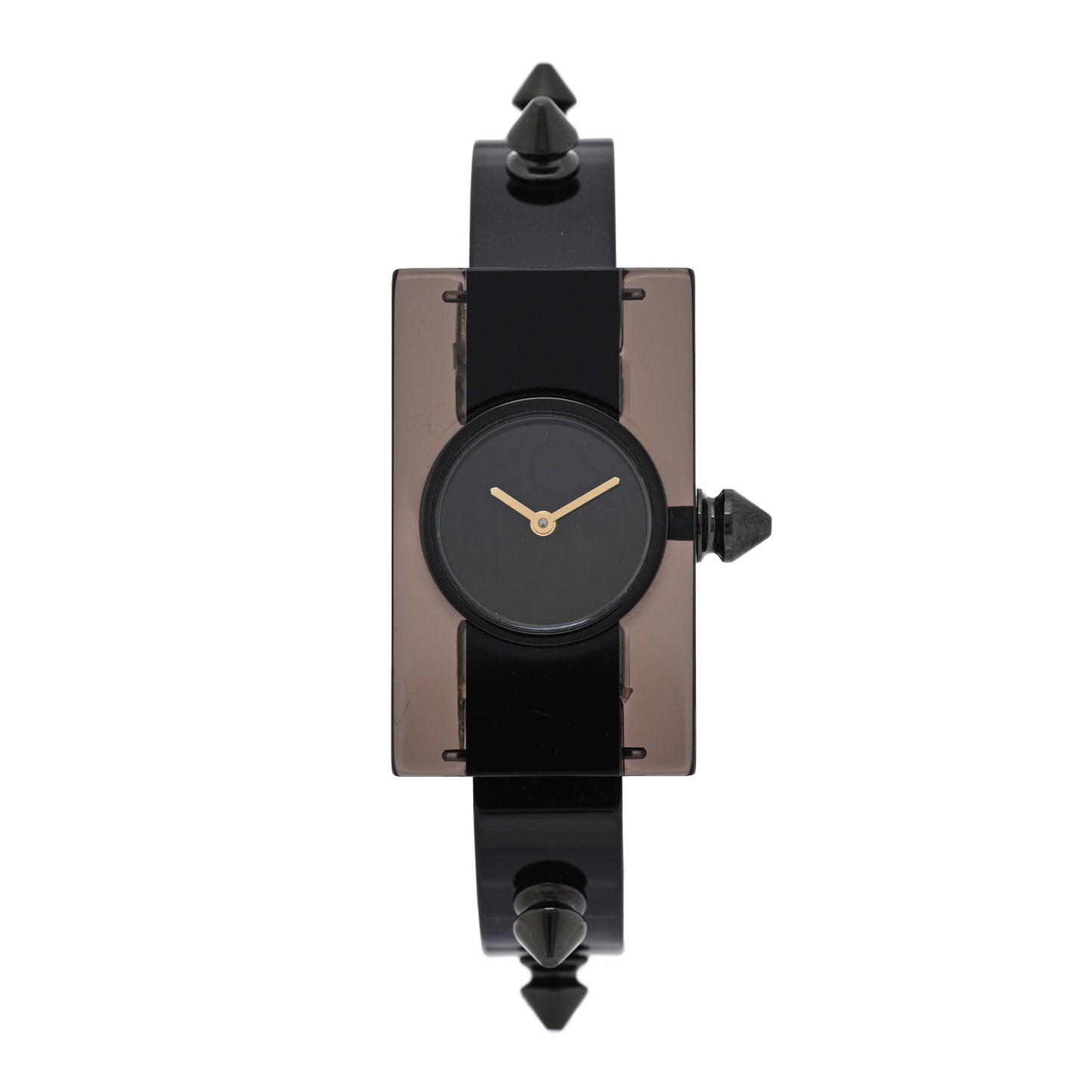 Stainless Steel Plexiglass 24mm Vintage Web Quartz Watch Black