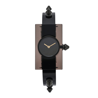 Gucci Stainless Steel Plexiglass 24mm Vintage Web Quartz Watch Black 1 of 4