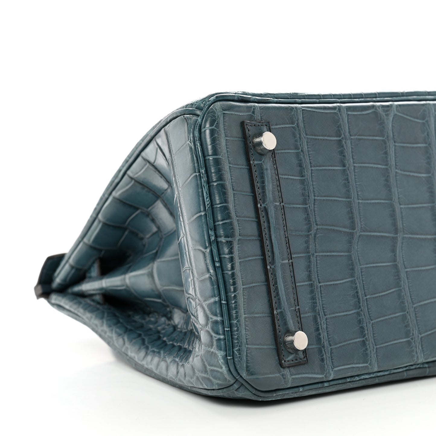 Matte Alligator Birkin 30 Bleu Tempete