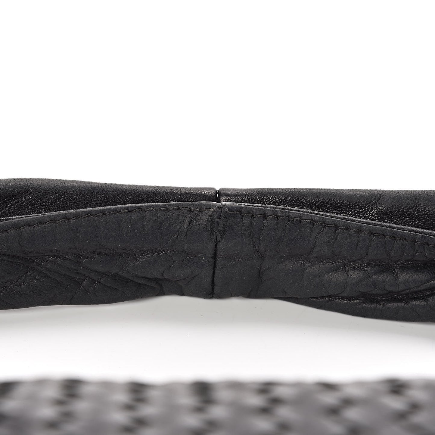 Nappa Intrecciato Large Veneta Hobo Black