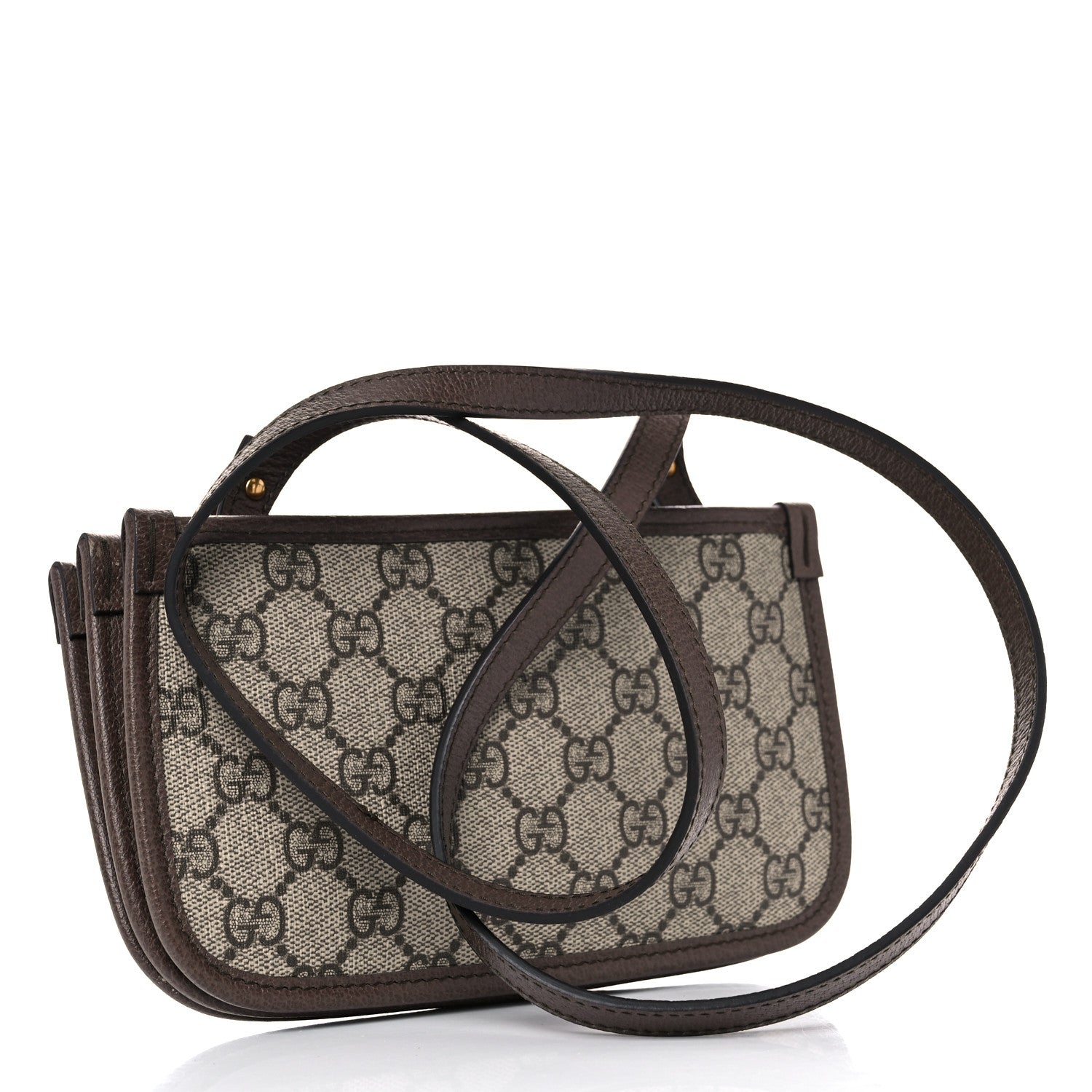 Gucci GG Supreme Monogram Web Ophidia Crossbody Beige New Acero 3 of 9
