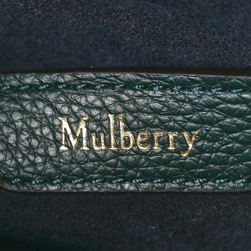 Small Classic Grain Small Zip Bayswater Mulberry Green